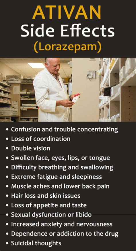 Ativan Side Effects, Uses, and Withdrawal (Lorazepam)