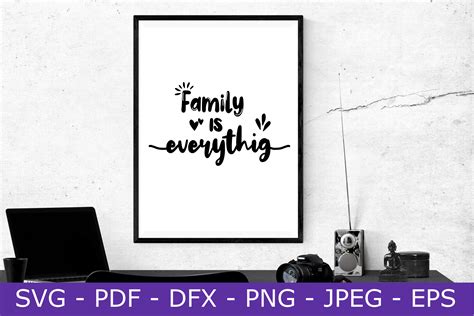 Family is Everything Graphic by Ahargun Craft Design · Creative Fabrica