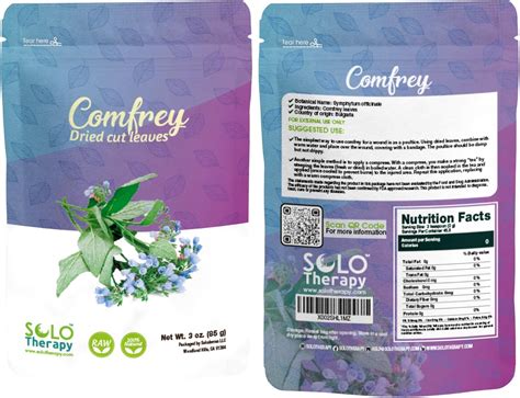 Comfrey Leaf 3 Oz 85 G Comfrey For External Use Only