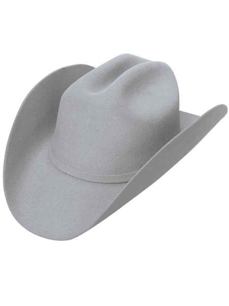 Plata Gray Western Hat Mens Authentic Los Altos Hat