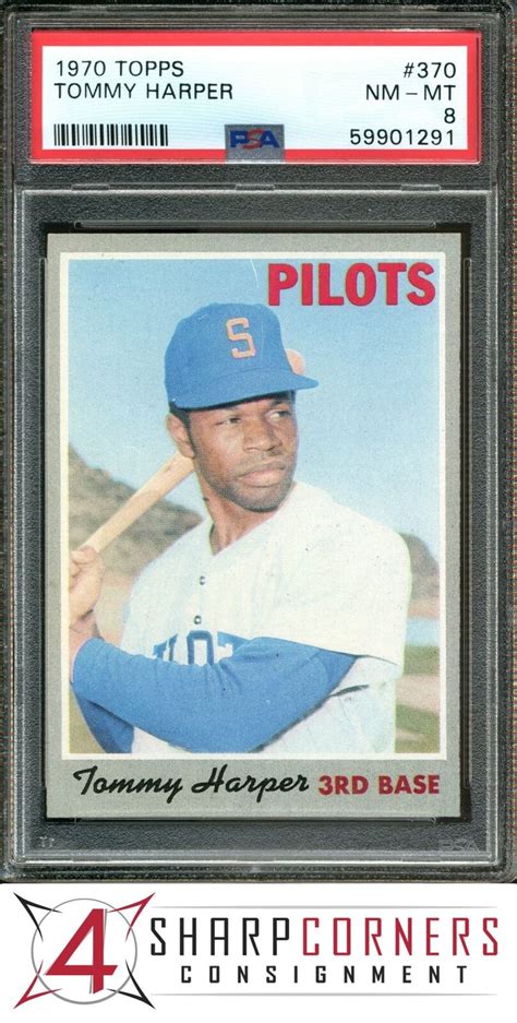 Topps Tommy Harper Pilots Psa Ebay