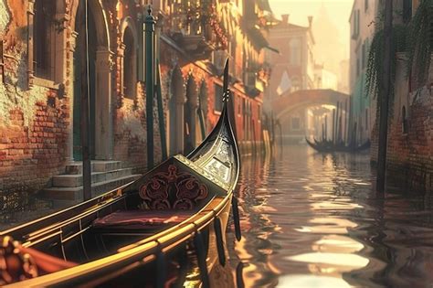 Premium Photo Romantic Gondola Ride Through Narrow Canals In Ven