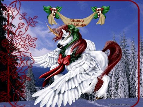 Unicorn Christmas Unicorn Christmas Animals Elf Warrior