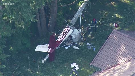 Pilot Taken To Hospital After Small Plane Crashes Into Kitsap County