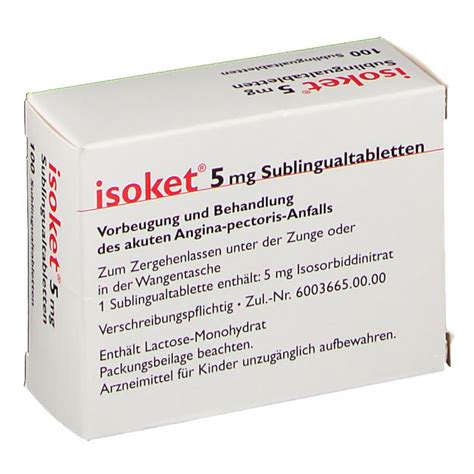 Isoket 5 Mg 100 St Mit Dem E Rezept Kaufen Shop Apotheke