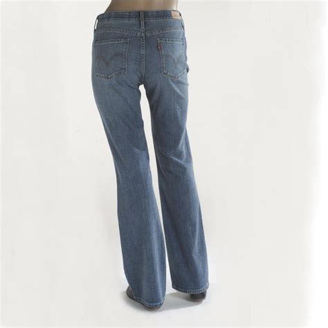 Levis ® 525™ Perfect Waist Boot Cut Denim Blue Jeans For Women