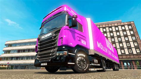 Muller Skins F R Lkw Man Scania Und Volvo F R Euro Truck Simulator