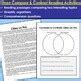 Compare And Contrast Activities Nonfiction Passages Graphic Organizers