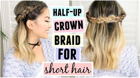 Half Up Braided Hairstyles For Medium Length Hair