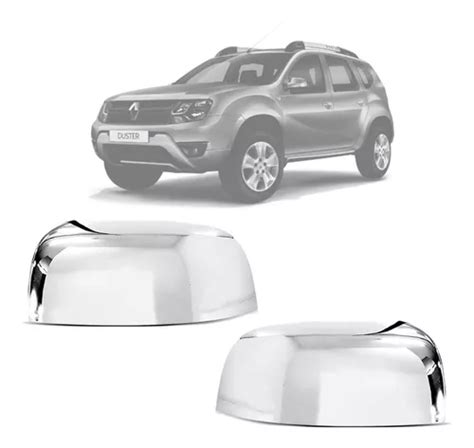 Par Aplique Cromado Retrovisor Renault Duster 2019 2020 Parcelamento