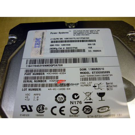 Ibm 3648 10n7208 10n7234 42r5648 300gb 15k Sas Hard Drive