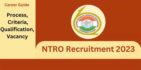 NTRO Recruitment 2023 Process Criteria Qualification Age Vacancy