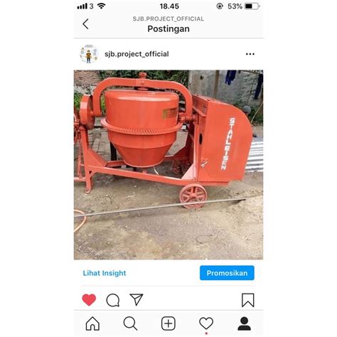 Jual Molen Beton Concrete Mixer Jual Beli Sewa Shopee Indonesia