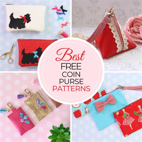 45 Free Coin Purse Sewing Pattern Zipper Closure Riochromeesa