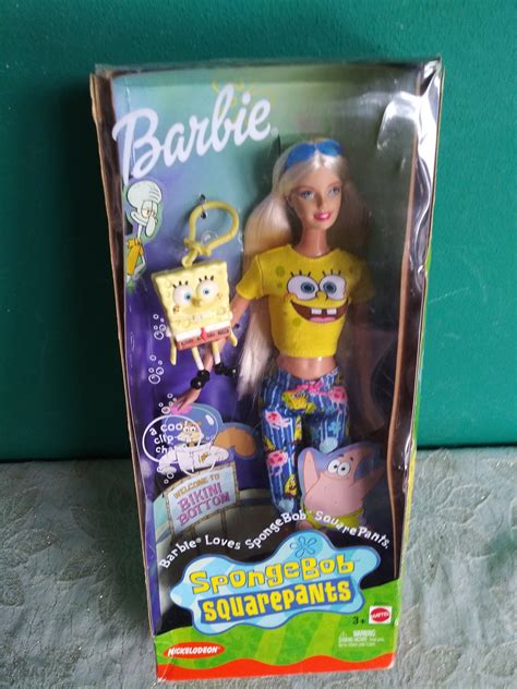 Barbie Loves SpongeBob SquarePants Pop Culture Barbie Doll 2002 Mattel