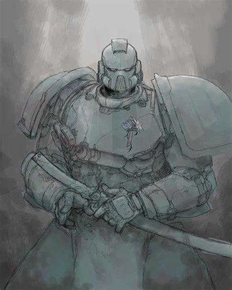 Space Marine Concept Art By Fanglonglo On Deviantart Warhammer 40k