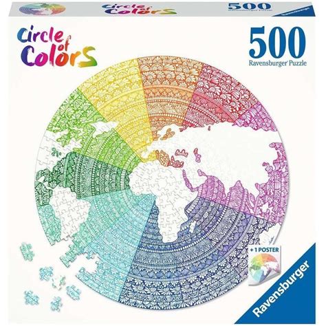 Circle Of Colors Mandala Ravensburger Pc Jigsaw