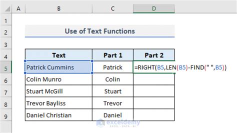 Opposite Of Concatenate In Excel Options Exceldemy