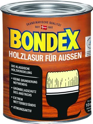 Bondex Holzlasur für Außen 750 ml farblos kaufen Globus Baumarkt