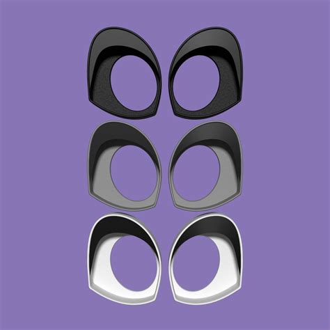 Fursuit Toony Eye Blanks 3d Printed Very High Quality For Furries And