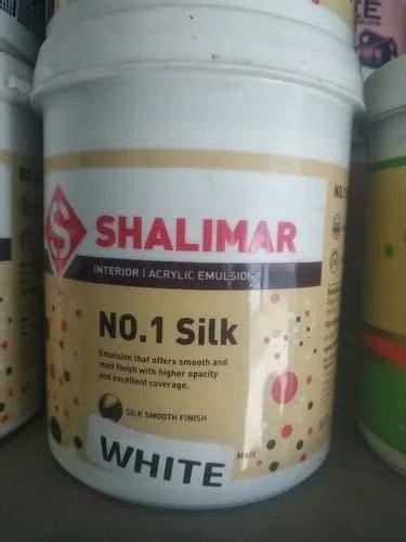 Shalimar Interior Paint Packaging Size 20 Liter At Rs 140 In Madurai