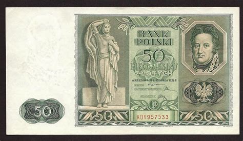 Poland Zloty Banknote Polish General Jan Henryk Dabrowski World