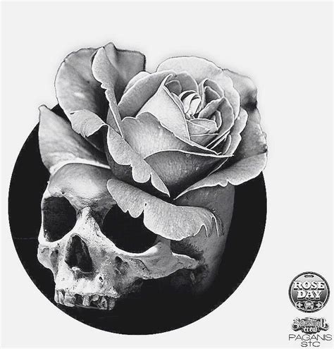 Pin By Adam Cor On Tattoos In Skull Art Drawing Skull Rose