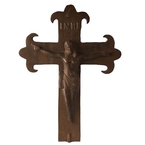 Lord Jesus Christ On Cross Brass Statue