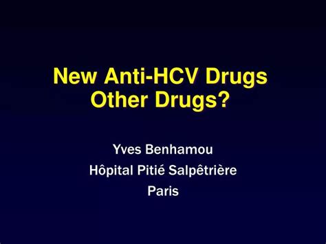 Ppt New Anti Hcv Drugs Other Drugs Powerpoint Presentation Free