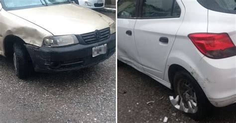 Ebrio al volante frenó contra un auto de alquiler estacionado dio 1 78