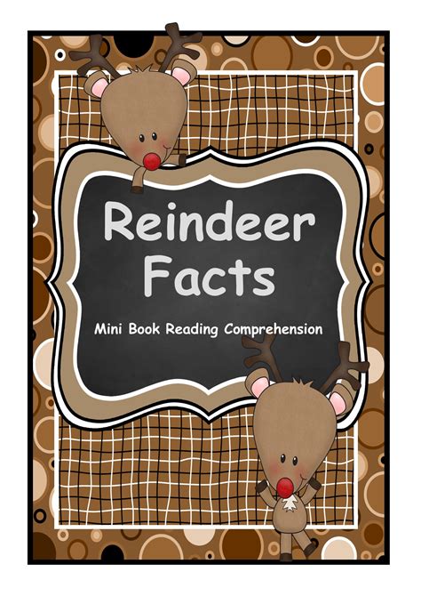 Reindeer Facts Mini Book Reading Comprehension | Made By Teachers