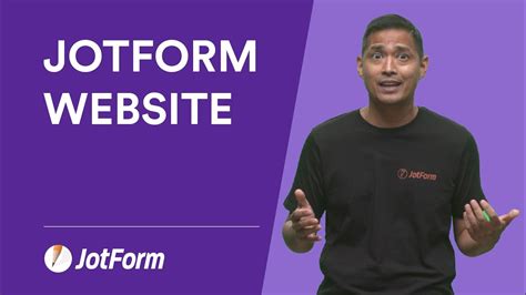 Jotform Website Sign Up And Homepage Walkthrough Youtube