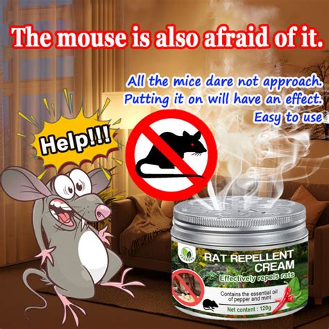 YEGBONG Rat Repellant Cream For Home, Release The Smell To Drive Away The Rat Better Than Mouse ...