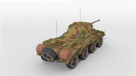 3D model Historical WW2 armored car VR / AR / low-poly | CGTrader