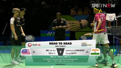 Bwf Md Semifinals Ong Teo Vs Ranki Shetty H L Youtube