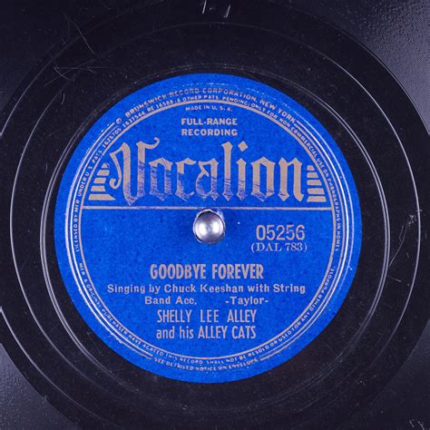 Goodbye Forever : Shelly Lee Alley and his Alley Cats : Free Download
