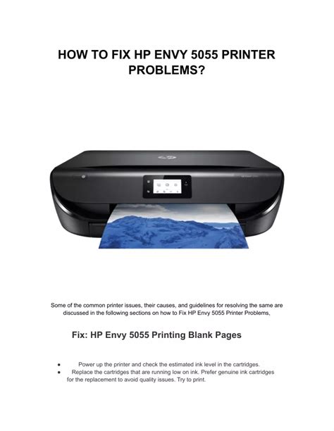 fix hp envy  printer problems powerpoint