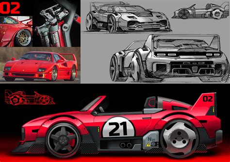 Cyberpunk car concept on Behance