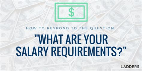 Salary Requirements Expressing Your Minimum Salary Requirement