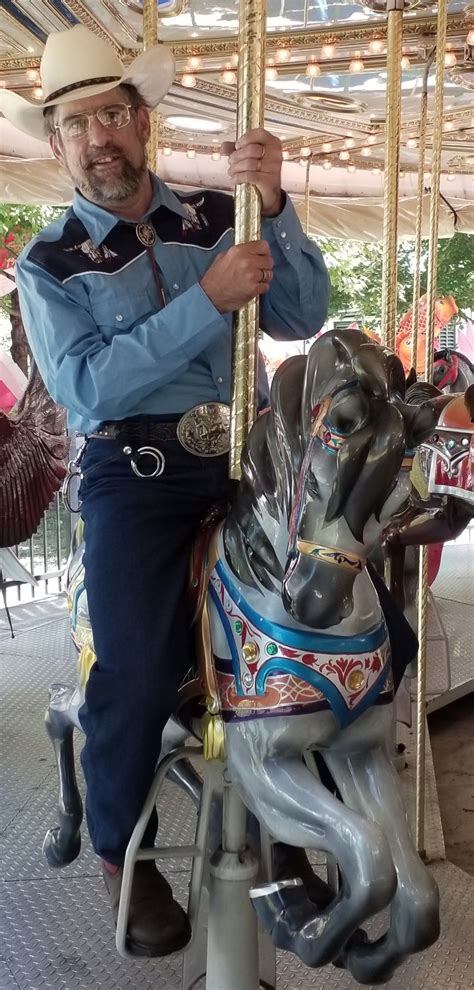 Cowboy Bob On The Parx Liberty Carousel In Franklin Square In