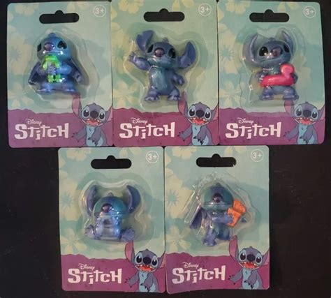 DISNEY LILO Stitch Action Figure Set 3 Figurine Scrump Alien Cake