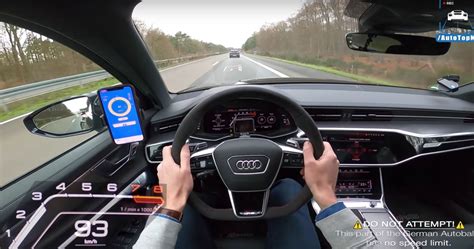 Audi Rs6 Avant Hits Top Speed On The Autobahn