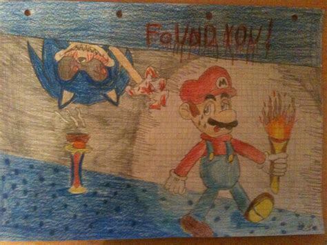 Mario meets Sonic? by MrDragonboy96 on DeviantArt