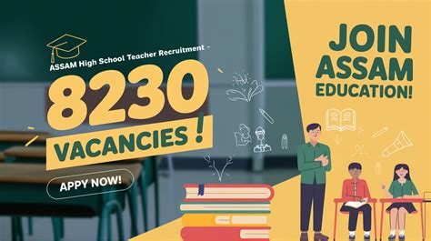 Assam High School Teacher Recruitment Apply Online For