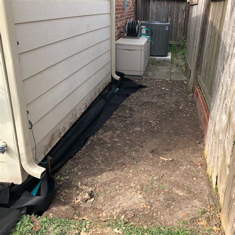 french drain system houston landscape pros katybellairepearland