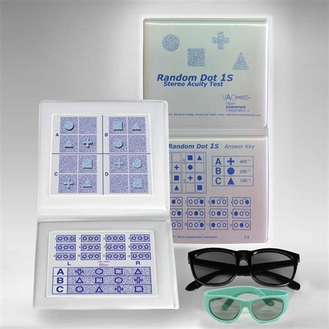 Random Dot-S Stereopsis Test with Standard Shapes, Depth Perception ...