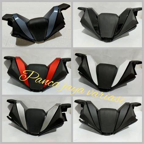 Jual COVER STANG HONDA PCX NEW MATTE BLUE TUTUP STANG PCX 160 PCX 150