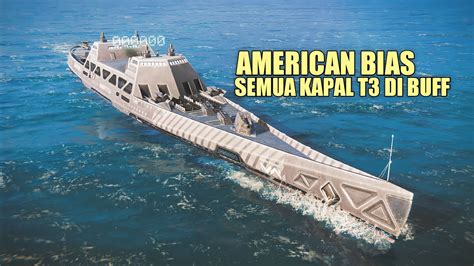 Semua Kapal T Di Buff Uss Arsenal Makin Overpower Modern Warships