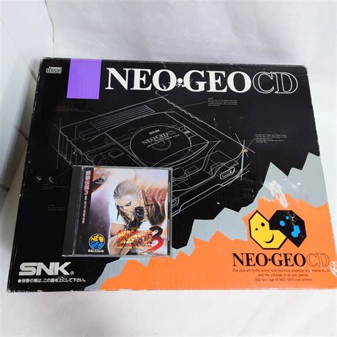 【やや傷や汚れあり】送料無料 Neogeo Cd本体 ★ネオジオcd 本体 Cd T01 餓狼伝説3付き Snk ネオジオcd 取扱説明書欠品