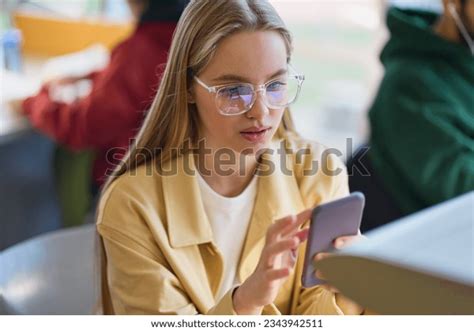 Teen Blonde With Glasses Office Over 356 Royalty Free Licensable Stock